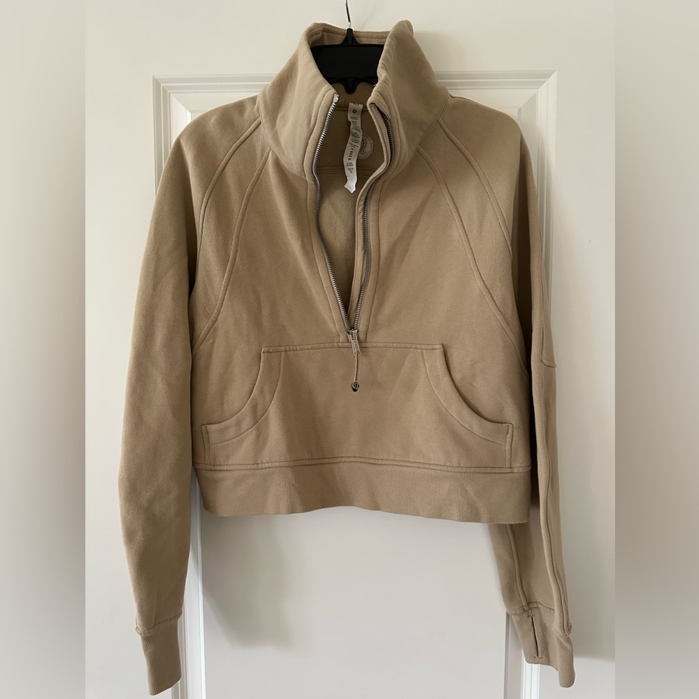 Lululemon oversized funnel neck half zip